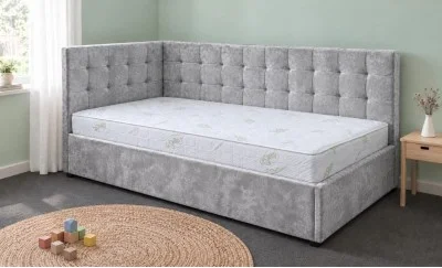 Pat Tapițat de Colț Claudia 90x200, Mexico 690, Gri Deschis