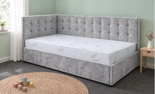 Pat Tapițat de Colț Claudia 90x200, Mexico 690, Gri Deschis