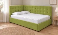 Pat Tapițat de Colț Claudia 140x200, Fresh 12, Verde Olive