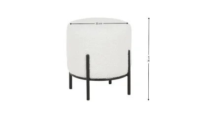 Taburet KJP028, Alb